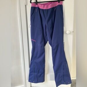 Patagonia Women’s Ski Pants XL Upstride Pants in sound blue NWOT